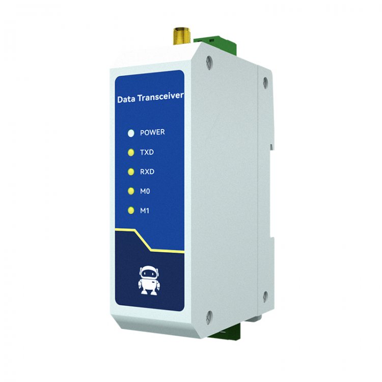 导轨式RS485数传电台DTU 433M无线串口收发模块